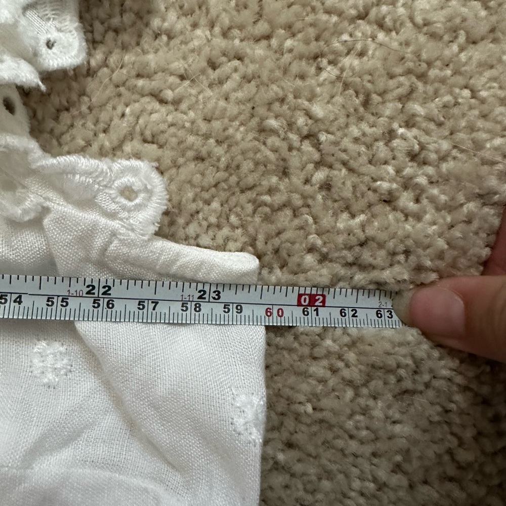 BNWOT Old Navy White Eyelet Midi Dress - Picture 8 of 9
